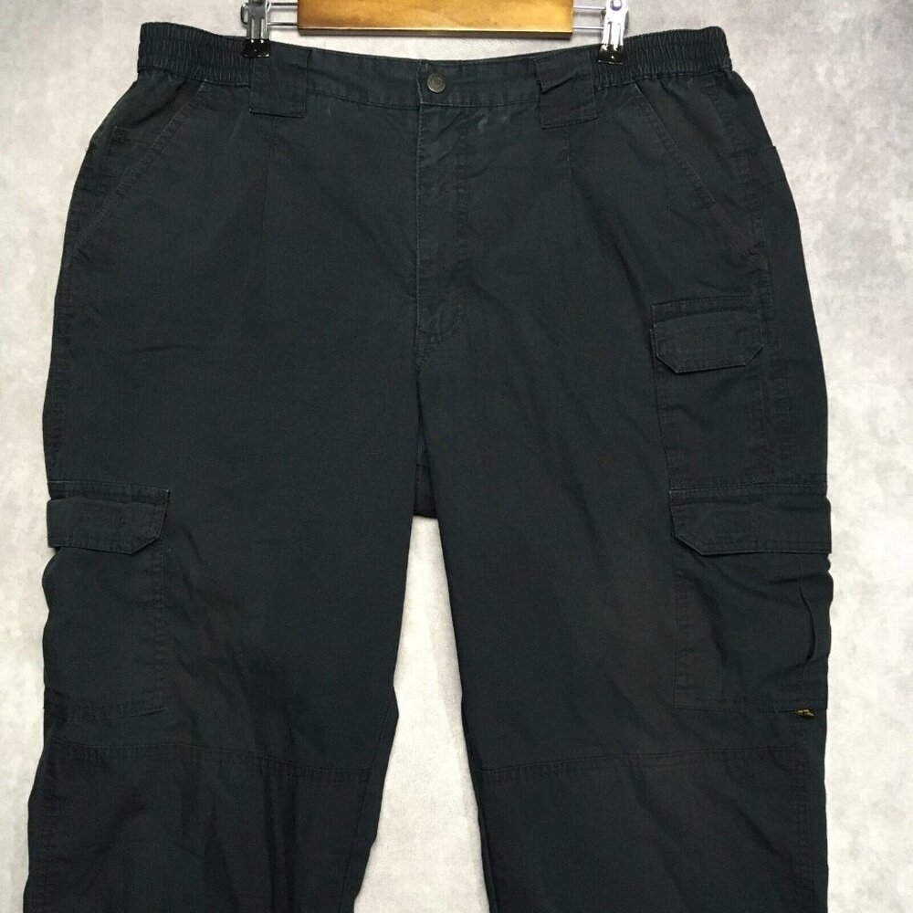 Propper Mens Tactical Cargo Pants size 40x34 Dark Blue Pockets Ripstop Poly Blnd